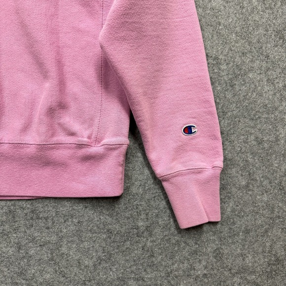 Champion Men's Reverse Weave Sweatshirt Size Small Pink Heavyweight - Picture 7 of 9